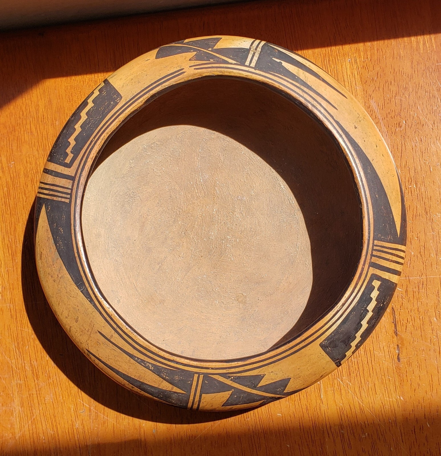 Antique Hopi Pottery Bowl Native American Indian Pot