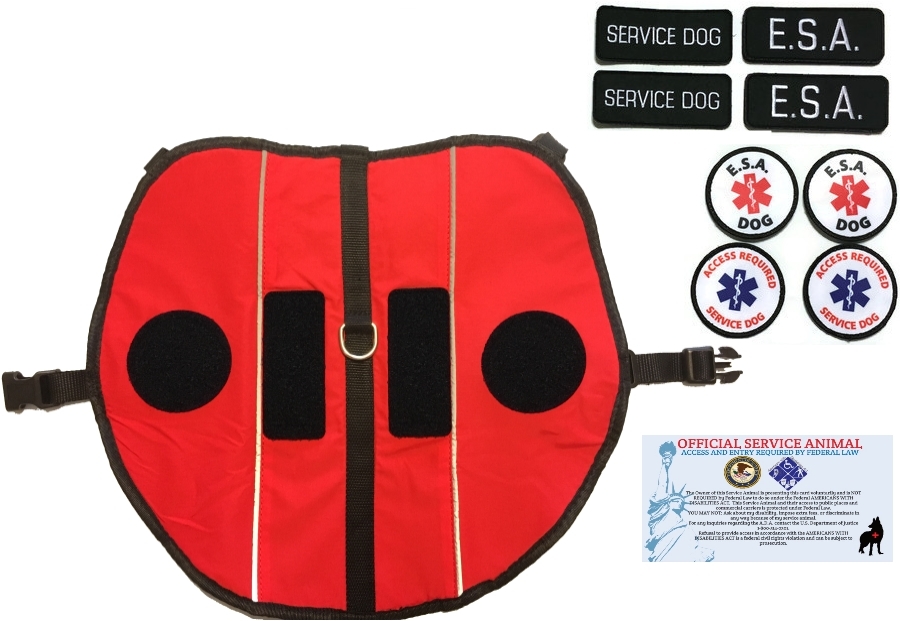 Service Dog Harness Support Animal Dog ESA Vest with Patches ALL ACCESS CANINE™