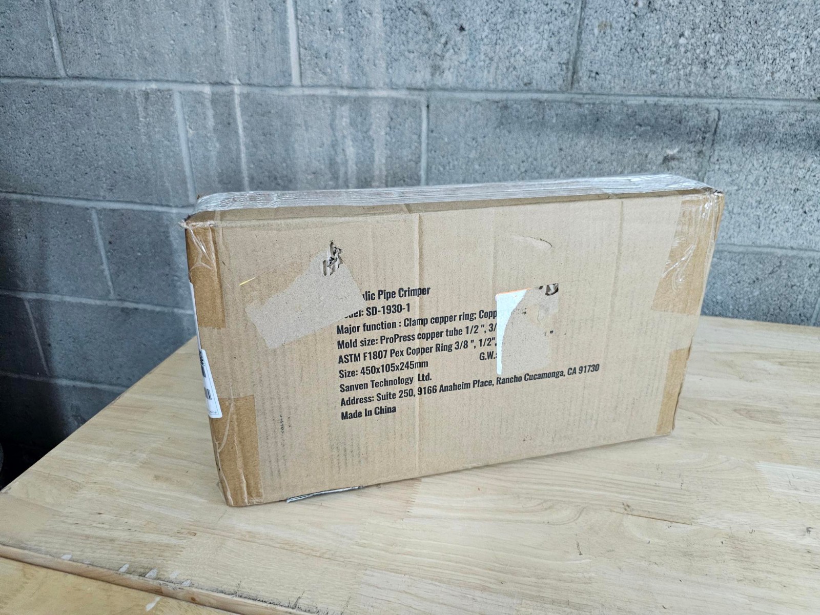 VEVOR Copper Pipe Crimping Tool Hydraulic Driven Pro Press Tool w/ 8 Jaws