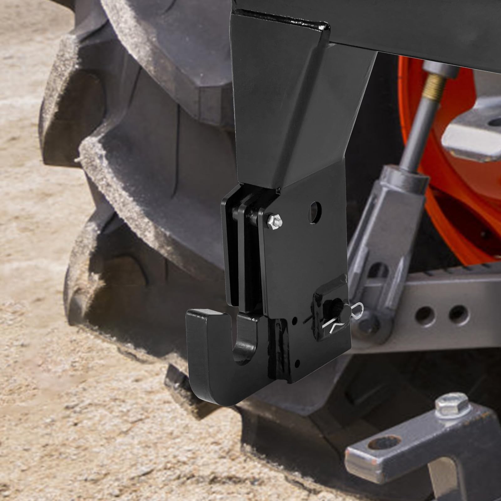 3000 LB Steel 3 Point Quick Hitch W/ 2" Receiver Hitch For Category 1 Tractors