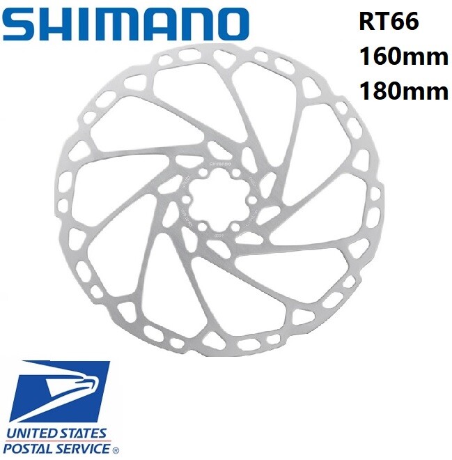 Shimano Deore SLX SM-RT66 Disc Brake 6-Bolt Rotor 160mm 180mm