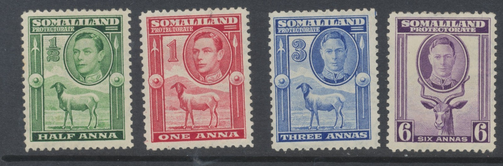 Somaliland Stamps 1938-1942 SG93/4;108;110 Mint Hinged