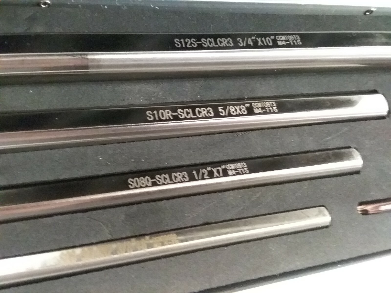 Indexable Boring Bar Set 4pcs/set, W. CCMT carbide Inserts-#1004-IDX