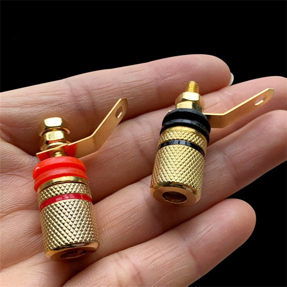 For 4mm Banana Plugs Amplifier Speaker Terminal Binding Post Socket Connector 20