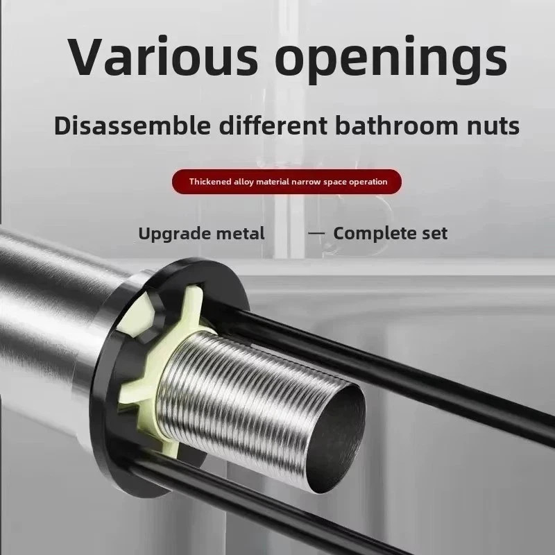 Multifunctional Sink Wrench Set,2-Pcs Basin and Faucet Wrench Tools Fast ship---