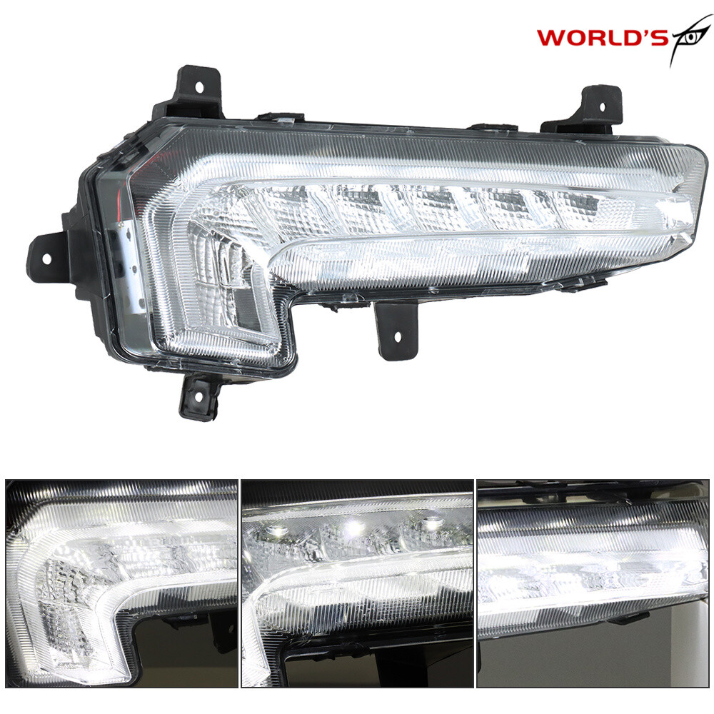 Fit For 2016 2017 2018 Chevy Malibu Front LED Fog Lights Bumper Driving Lamps