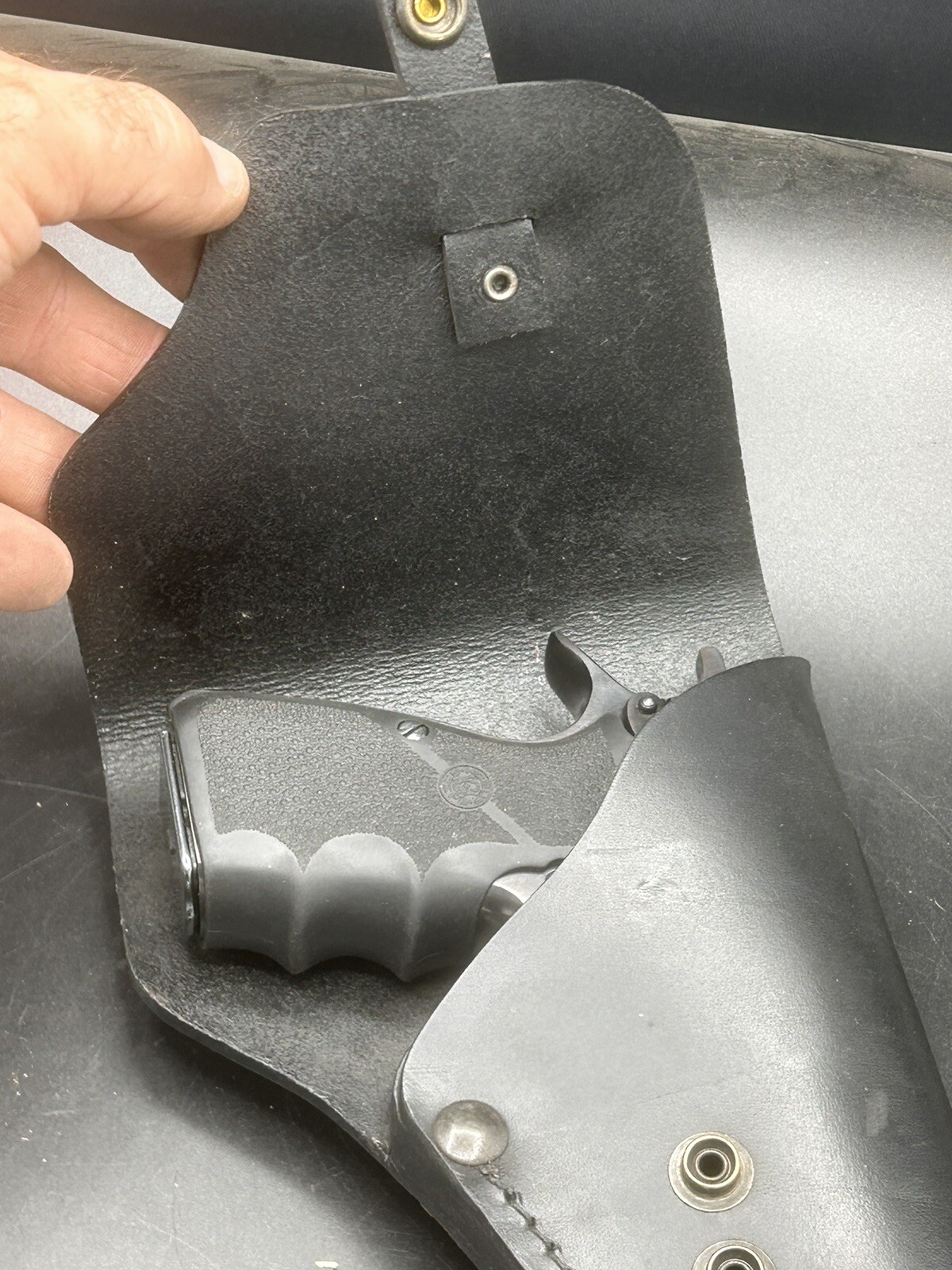 FN HI POWER LEG HOLSTER , BELGIUM Full Grain Leather, High Power