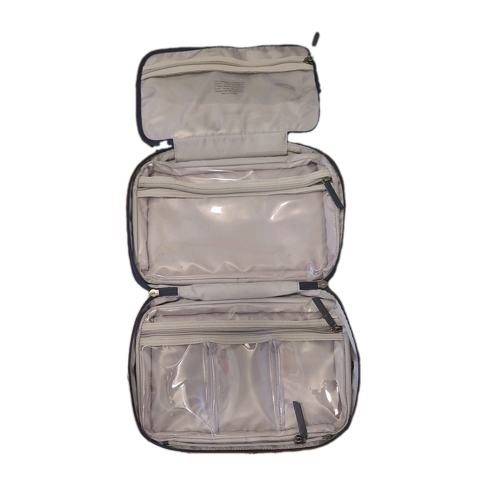 TUMI Voyageur MADELINE Zippered Cosmetic Toiletry Bag Dark Blue New W/o Tags