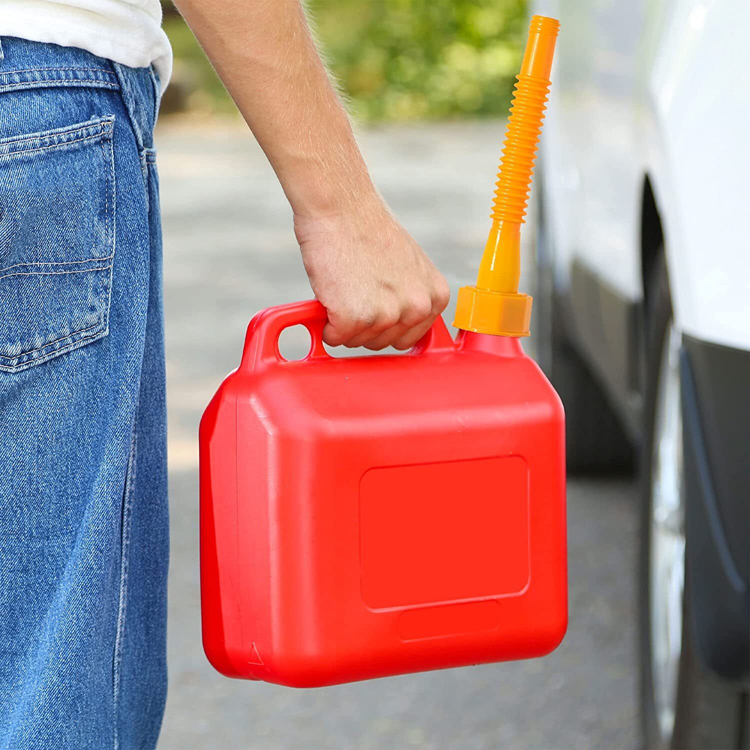 2X Replacement Gas Can Spout Nozzle Vent Kit for Plastic Gas Cans Old Style Caps