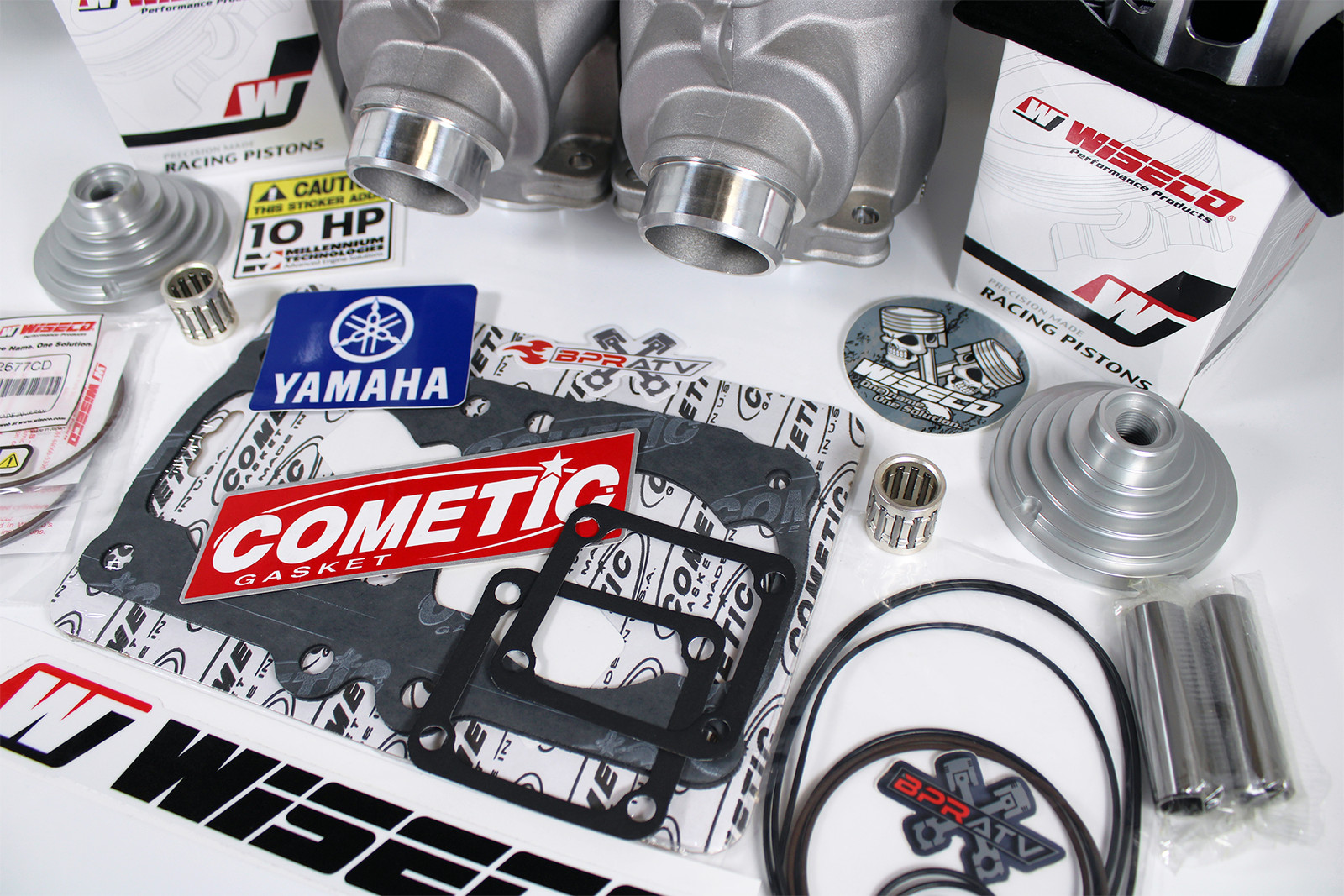 Yamaha Banshee Athena Style 68mm 400cc Big Bore Cylinders Wiseco Pistons & Domes