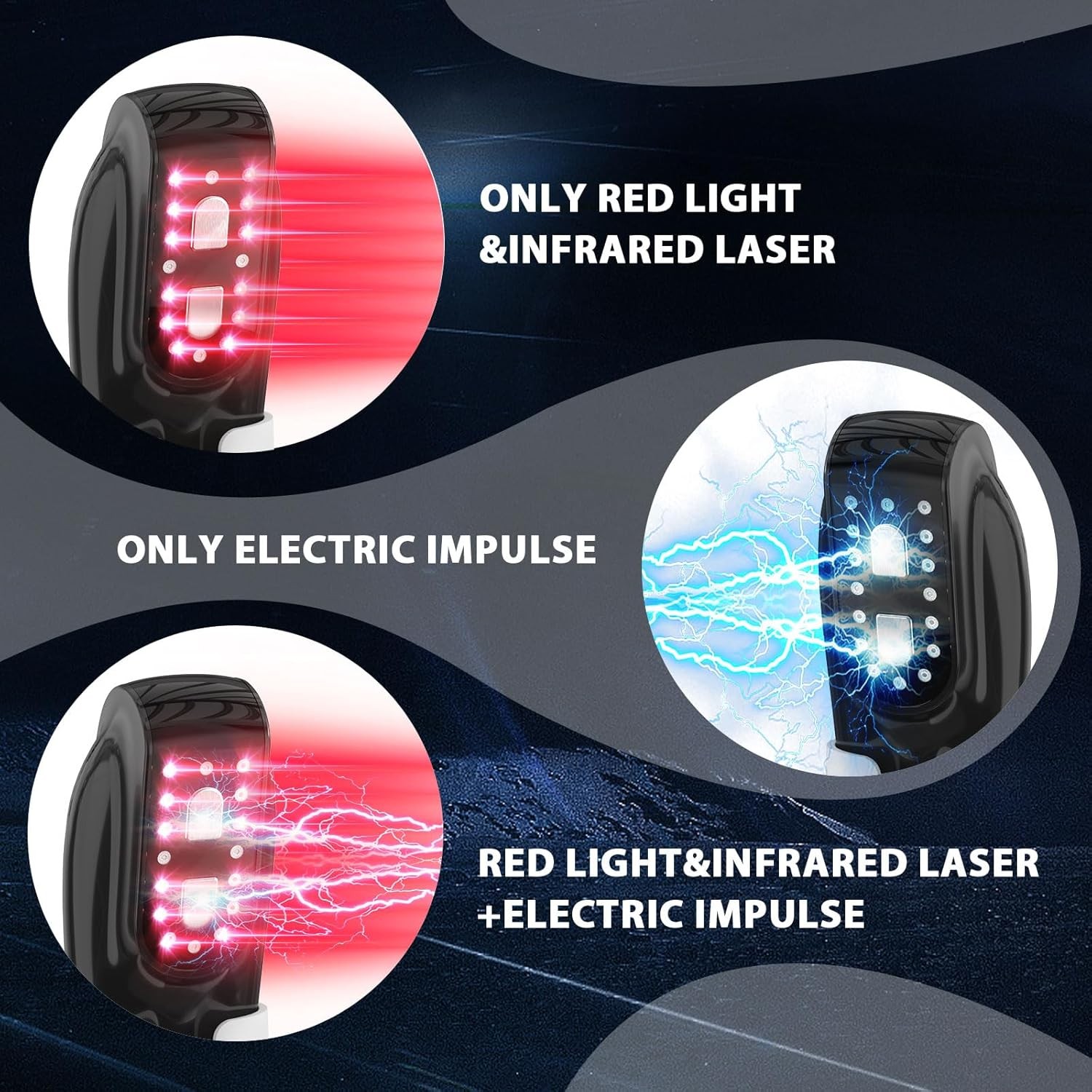 2-in-1 Cold Laser Treatment Therapy Device Home Pain Relief Physiother LLLT