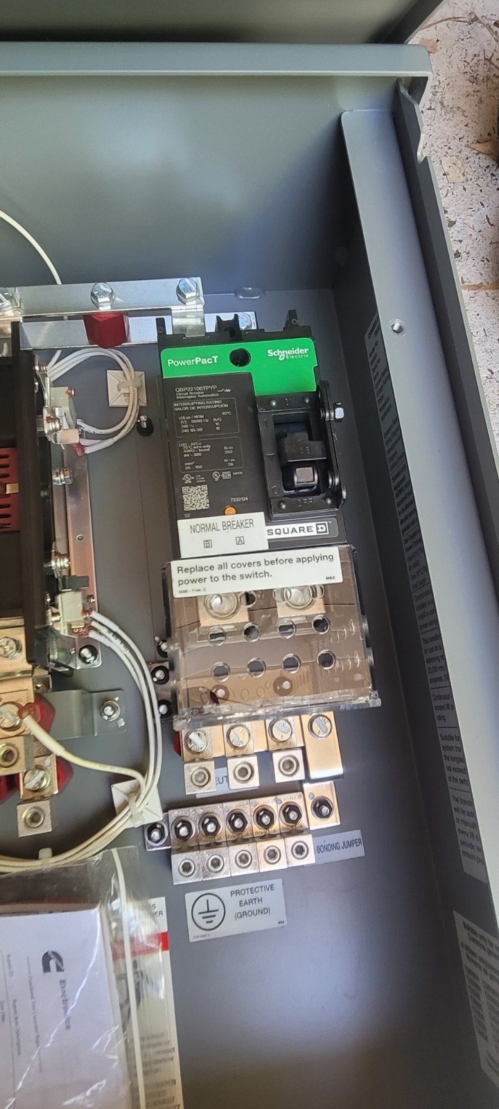 A064G545 RA 100 (SE) 100 Amp Automatic Transfer Switch 240V Service E. Rated