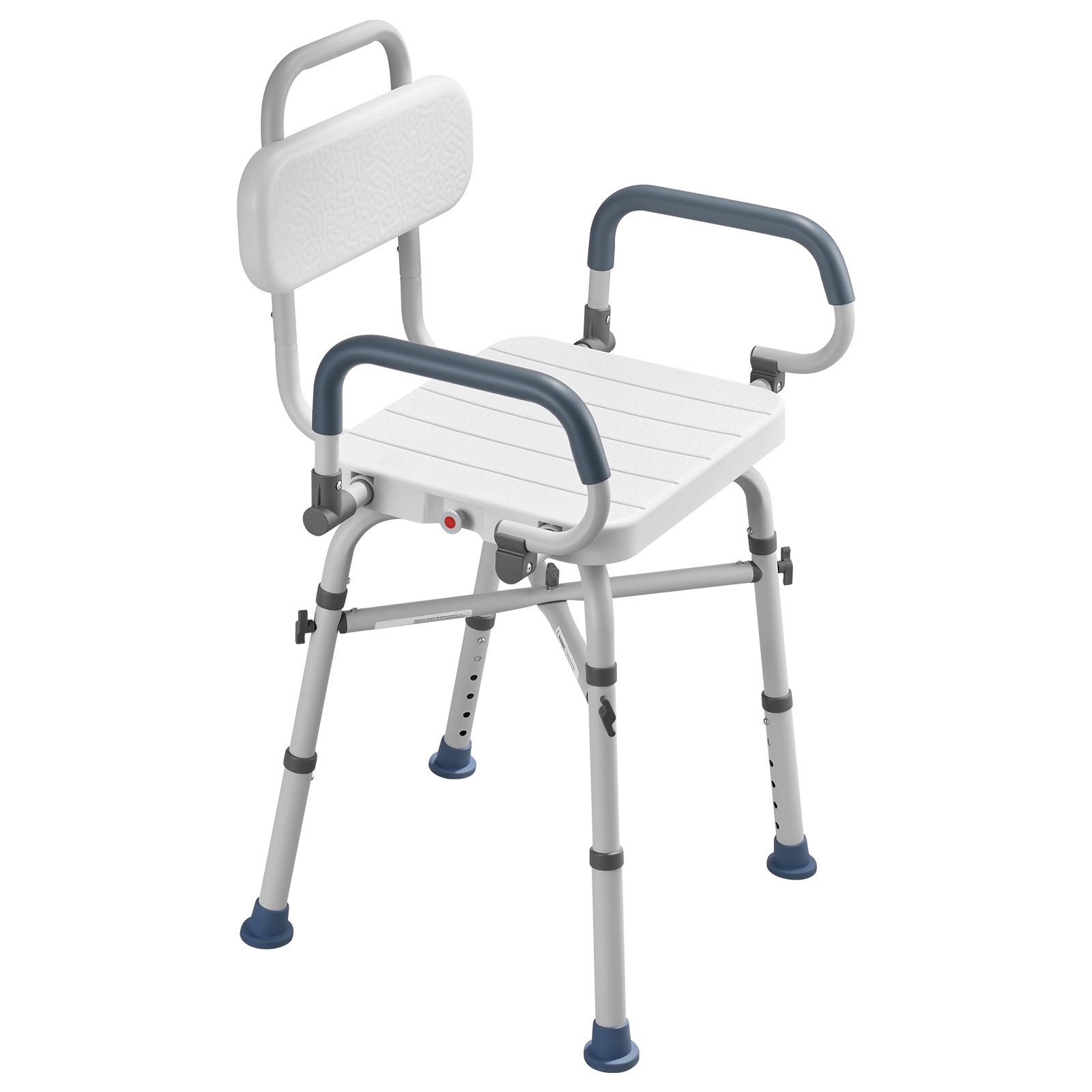 Uimoso Swivel Shower Chair with Arms and Back, Heavy Duty