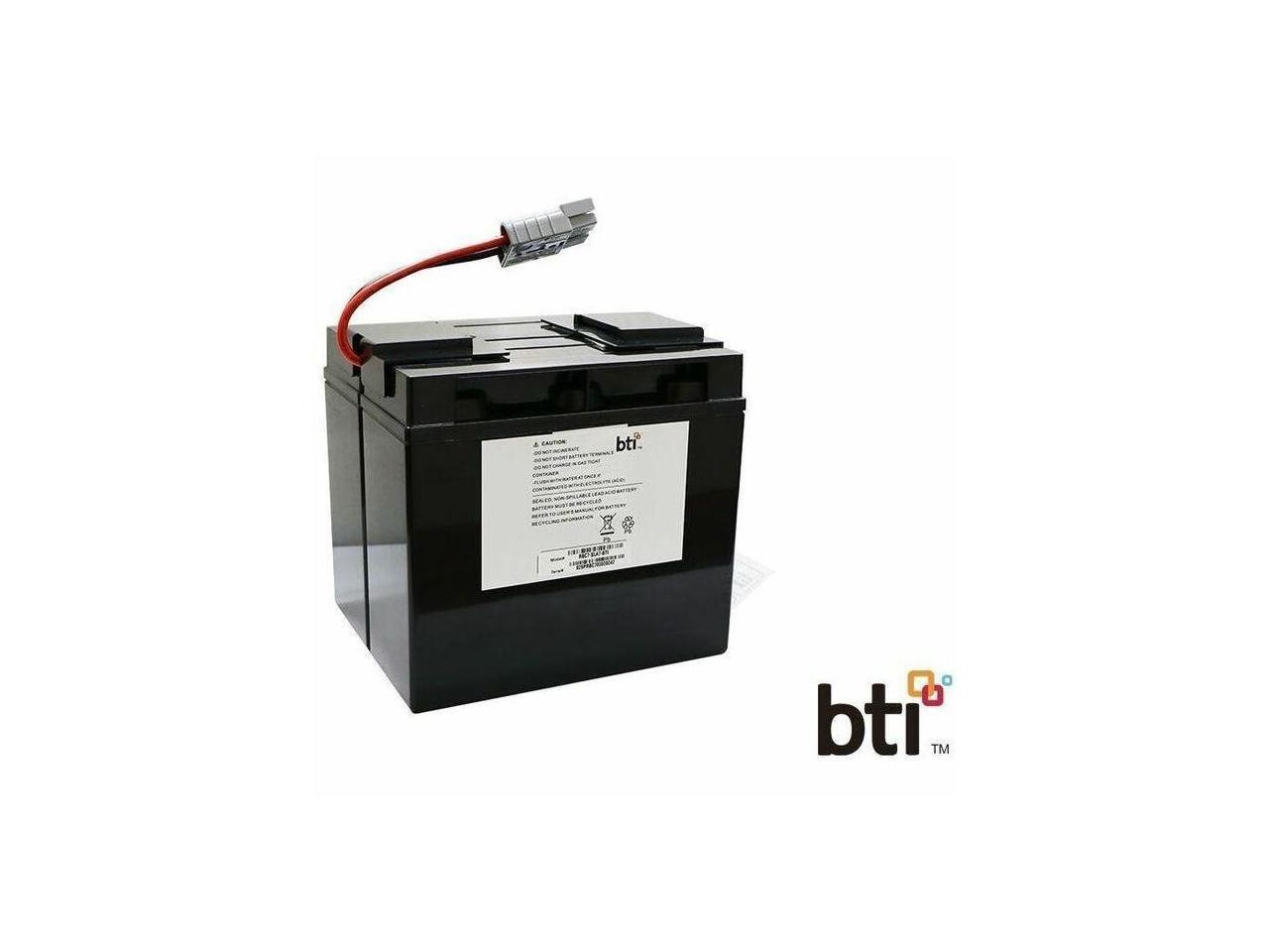 BTI RBC7-SLA7-TAA 12V 2-Cell Lead Acid UPS Battery For APC SMT1500C, SMT1500CNC,
