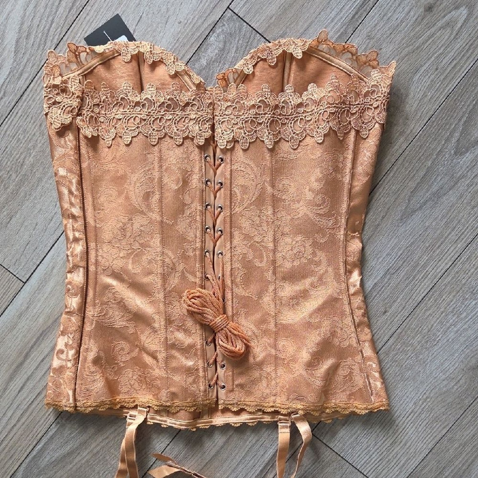 Frederick's of Hollywood Dream Lace Corset Top - 34 Small