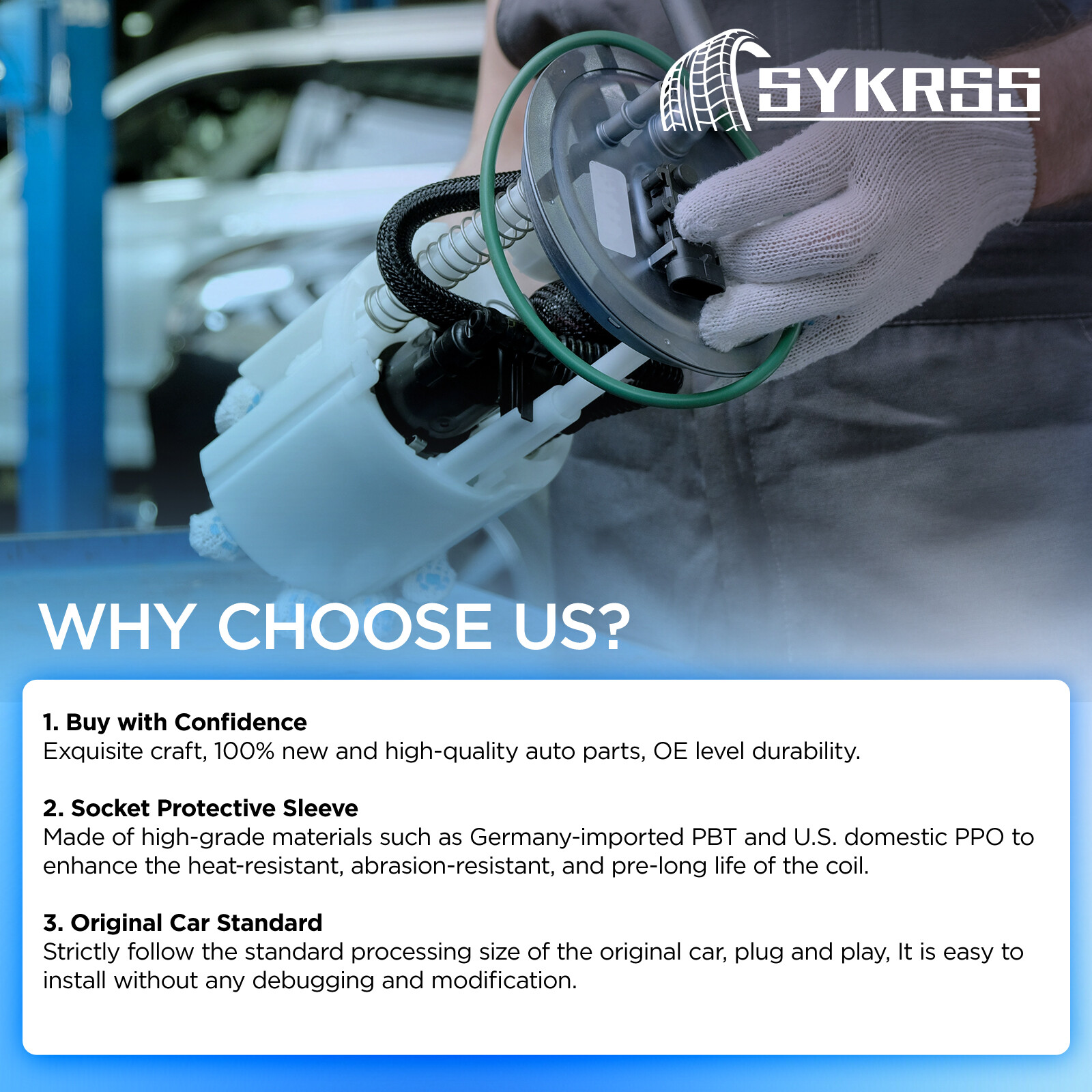 Fuel Pump Module Assembly Fits for 2003 - 2007 Honda Accord L4 2.4L E8656M