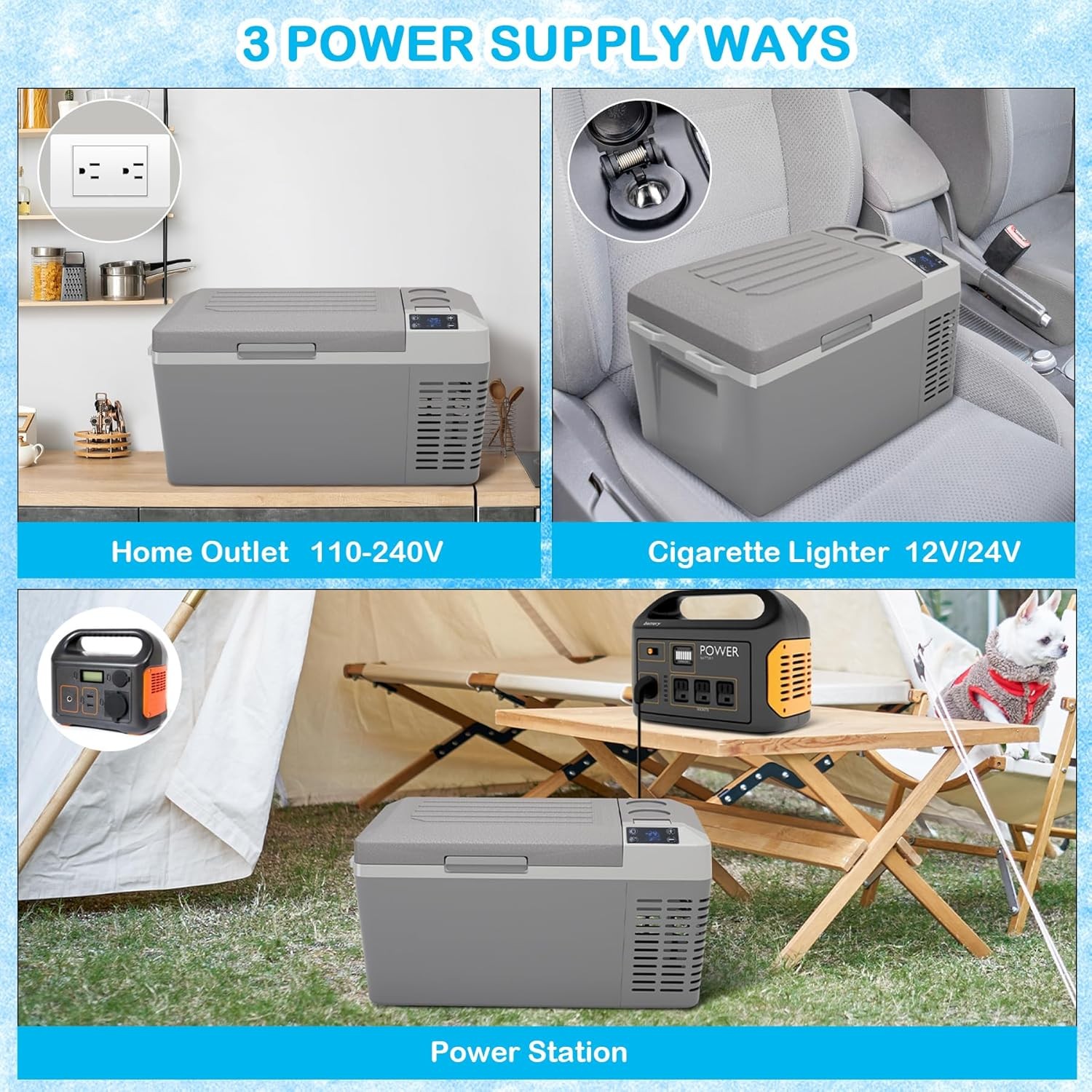 15600mAh 12V Rechargeable Lithium Battery for Portable Car Fridge Freezer Cooler