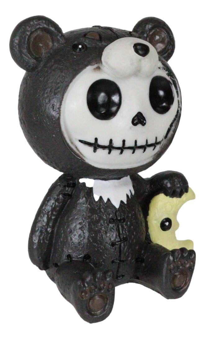 Furrybones Kuma The Black Teddy Bear Costume Skeleton Figurine Furry Bones