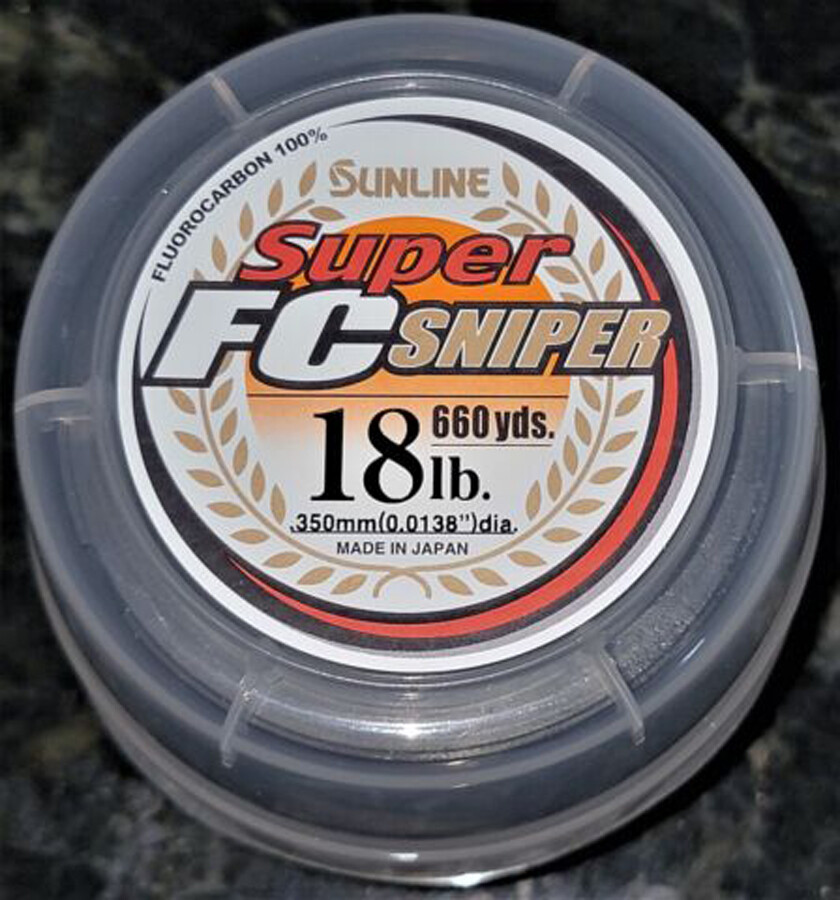 Sunline FC Sniper Fluorocarbon Clear Fishing Line 660 YD Bulk Spool Any LB Test