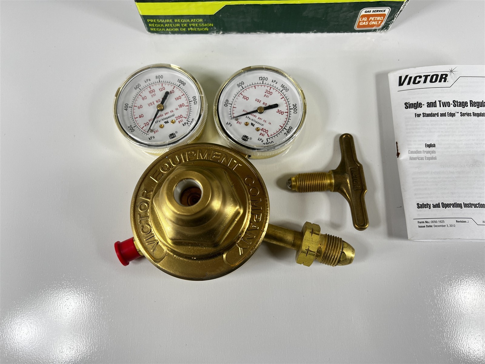 Victor SR 461D-510 Heavy Duty Liquefied Petroleum Gas Single Stage Regulator