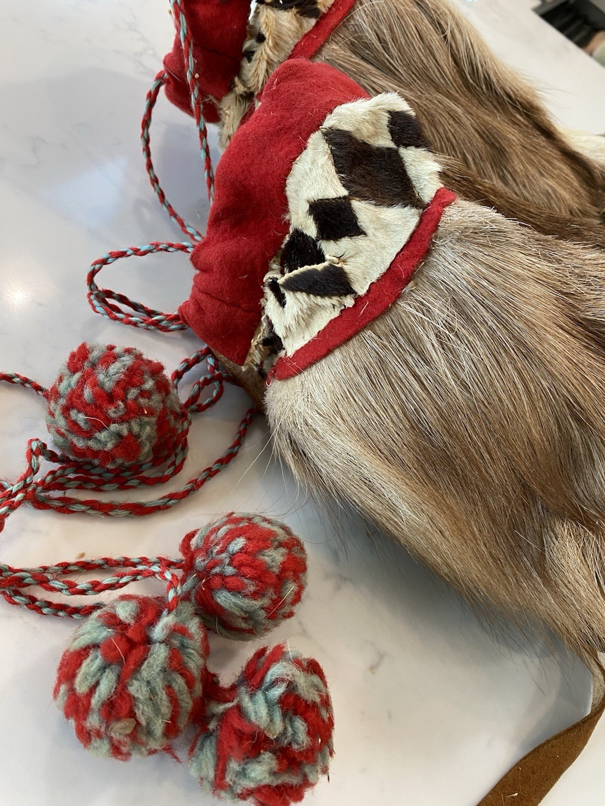 Vintage Inupiat Mukluks Fur Boots