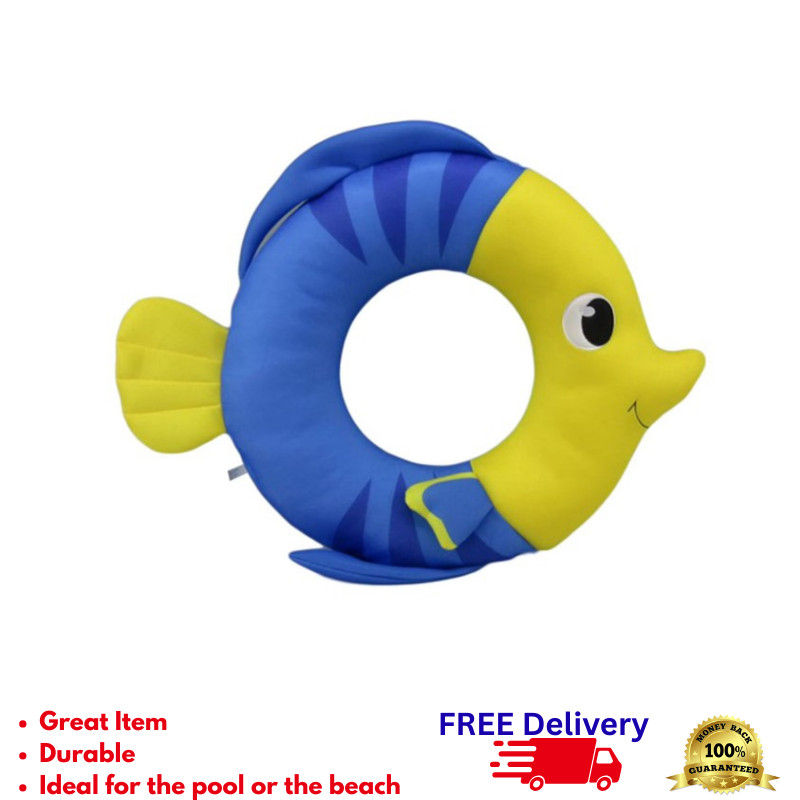 Mesh Animal Pool Float Ring No-Inflation Water Lounger Beach Toy 200lb Capacity