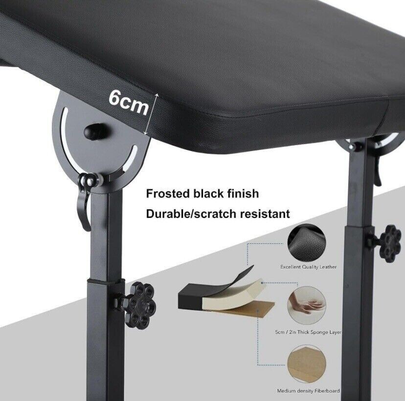 Tattoo Extra Large Armrest Stand Height Adjustable 27.6"x15.7 w/Soft Leather Pad