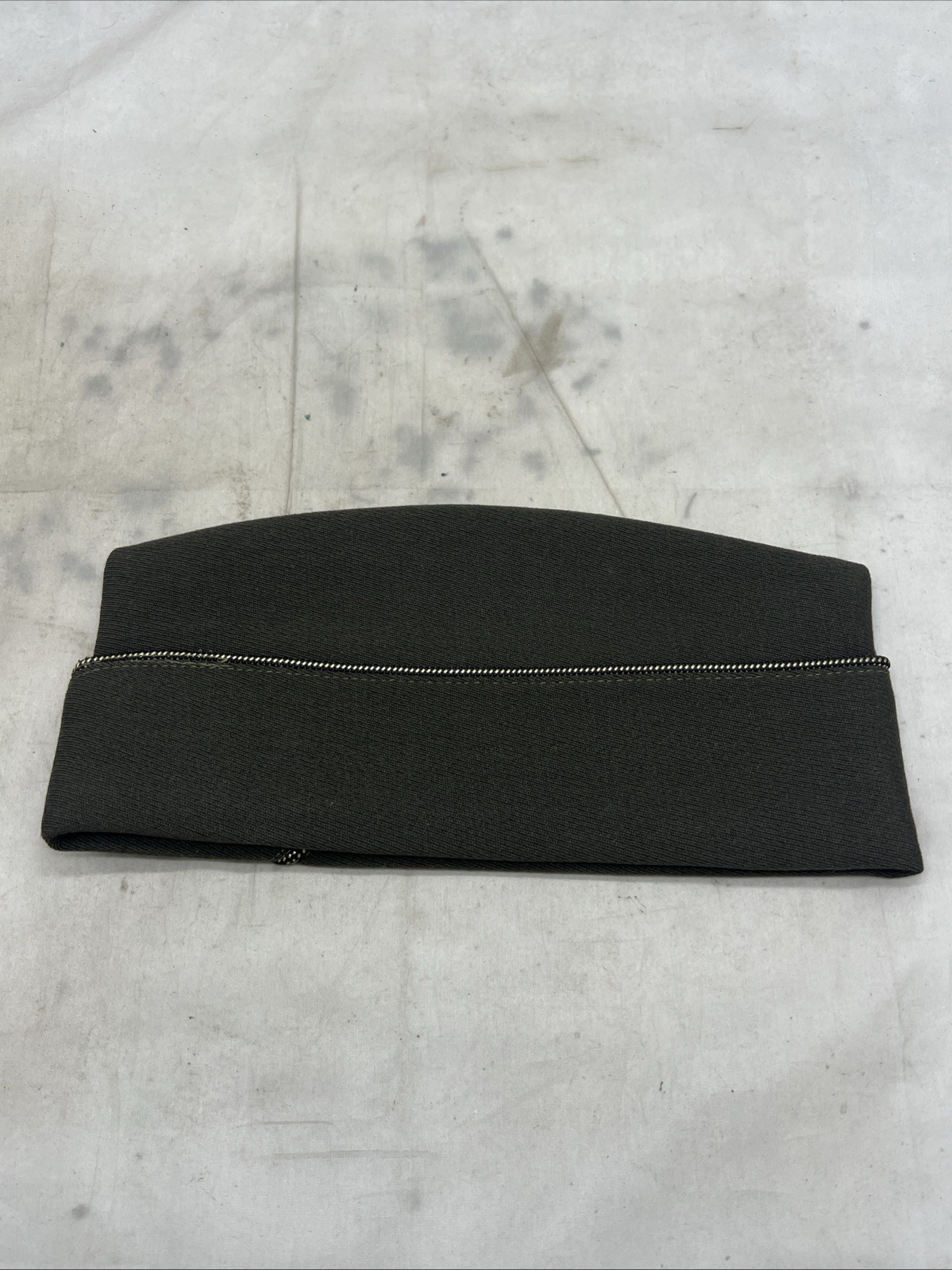 WW2 US Army Officer Overseas Cap OD Size 6 7/8 (FF392