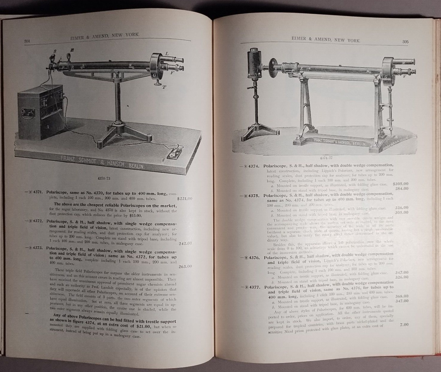 1910 Eimer & Amend Chemical Assay Laboratory Apparatus Supplies Catalog S-12