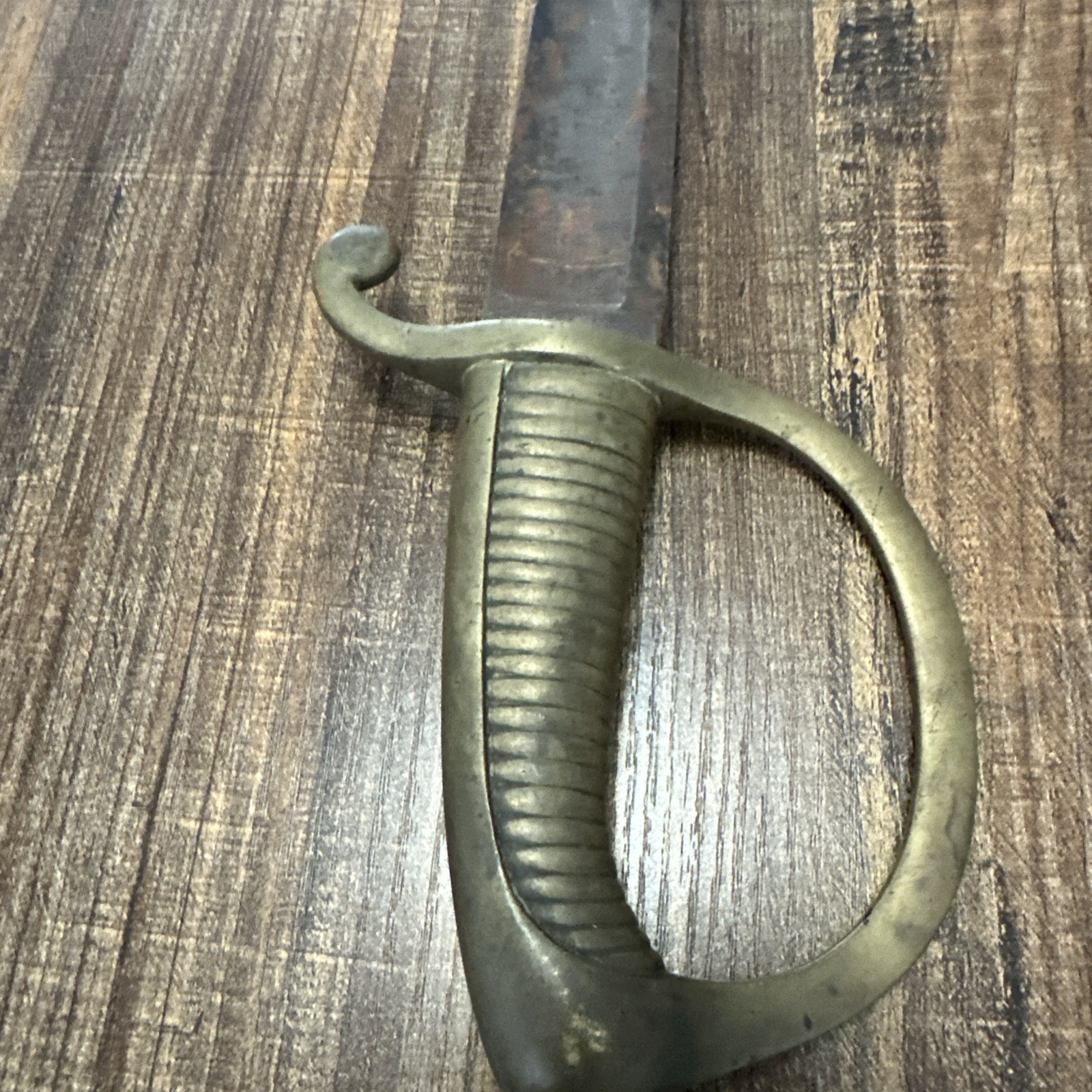 1800s French Calvary Sword Napoleonic Era Sword Brass Steel Artillery Sword