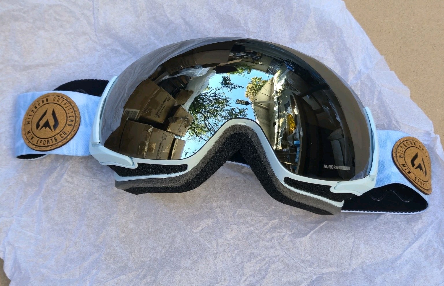 Wildhorn ROCA SNOW GOGGLE/ SKI AND SNOWBOARD GOGGLES. ROCA-FROST-SILVER-W.