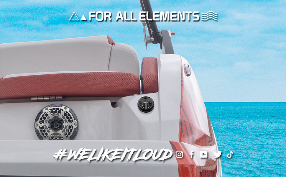 DS18 MXRC-BT Marine Receiver Waterproof Universal Bluetooth Audio Receiver