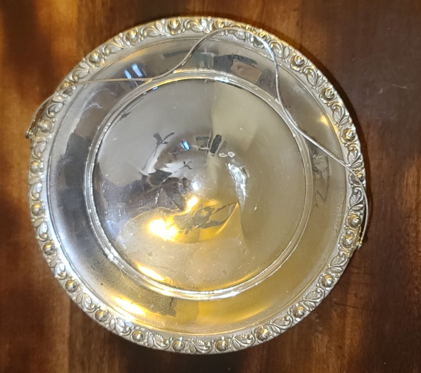 👑NICE👑 Sterling Silver Handled Candy Dish 💥145 Grams💥(weighted)