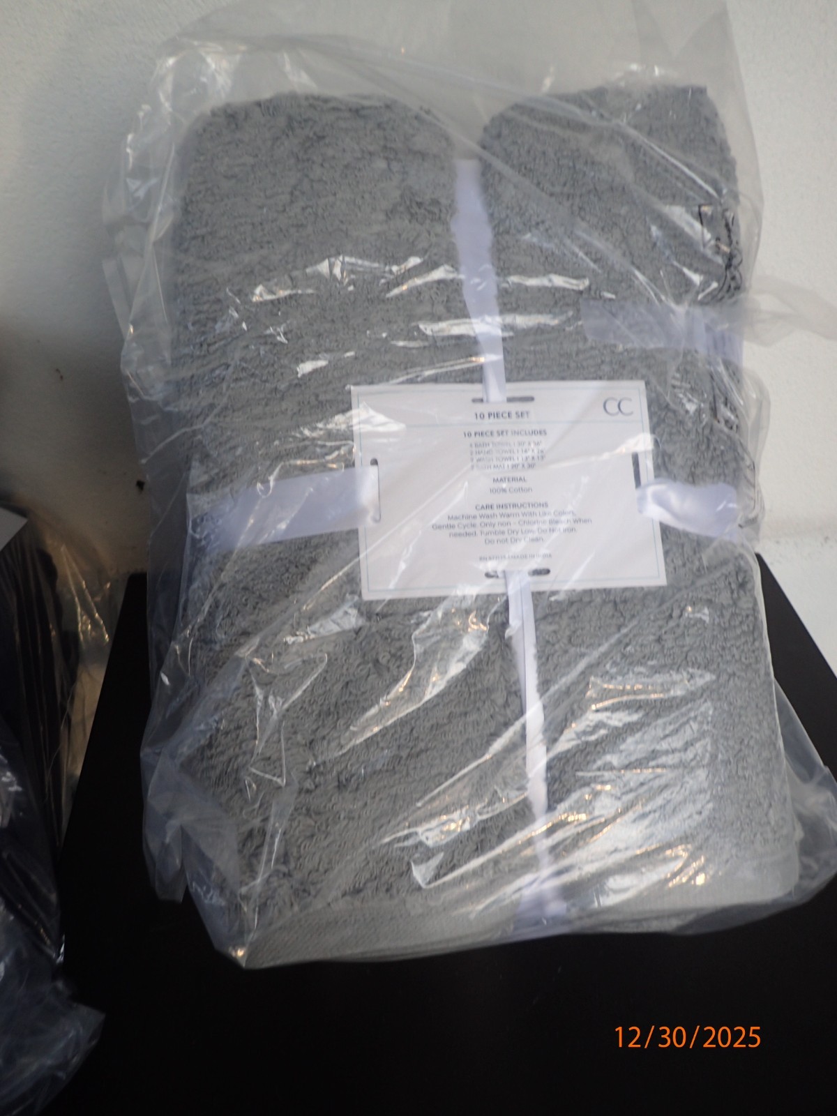 Concierge Collection 100% Cotton 10-piece Cloud Towel Set $79 HSN PINK