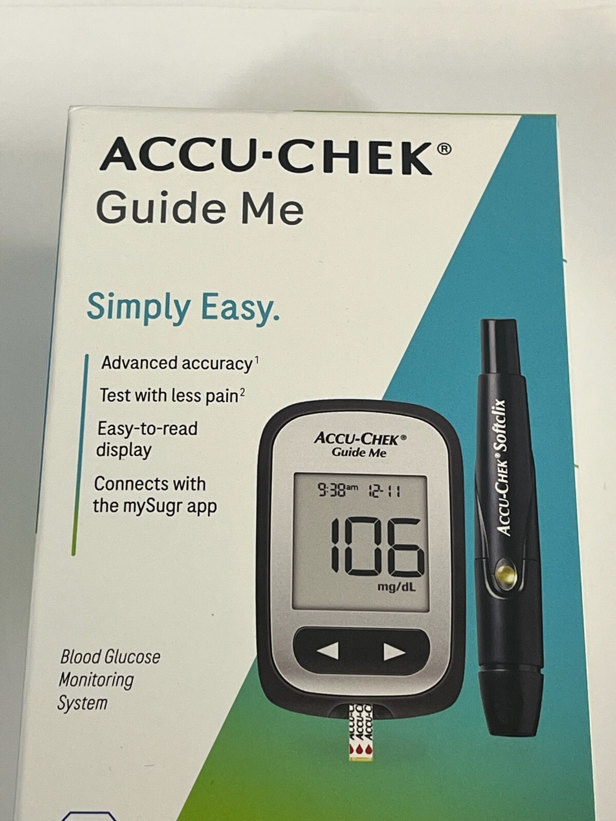 Accu-Chek Blood Glucose Monitoring System - Black Exp 03/13/2028 NEW