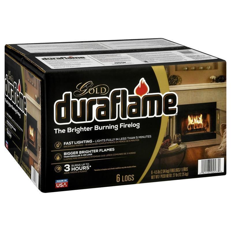 Ultra Premium Firelogs 4.5 lb 6-Pack 3 Hour Burn Eco-Friendly Fireplace Logs New