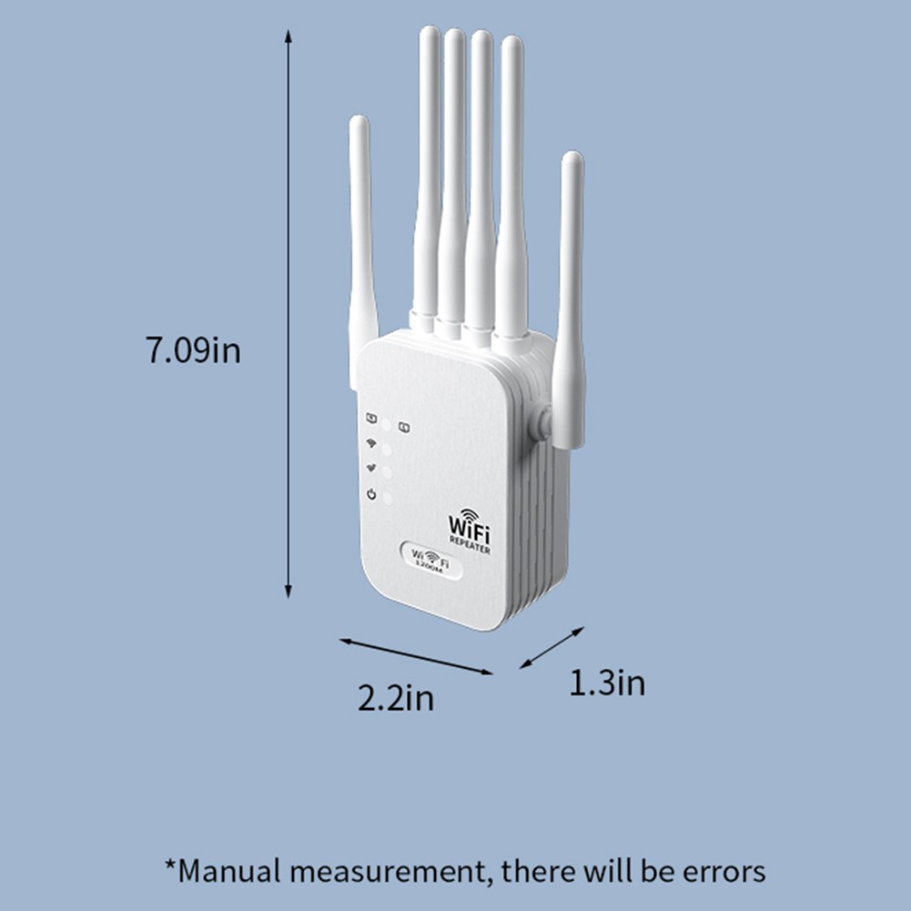 Signal Extender 5G High-Speed Expansion 6 External Antenna WiFi Booster Signal