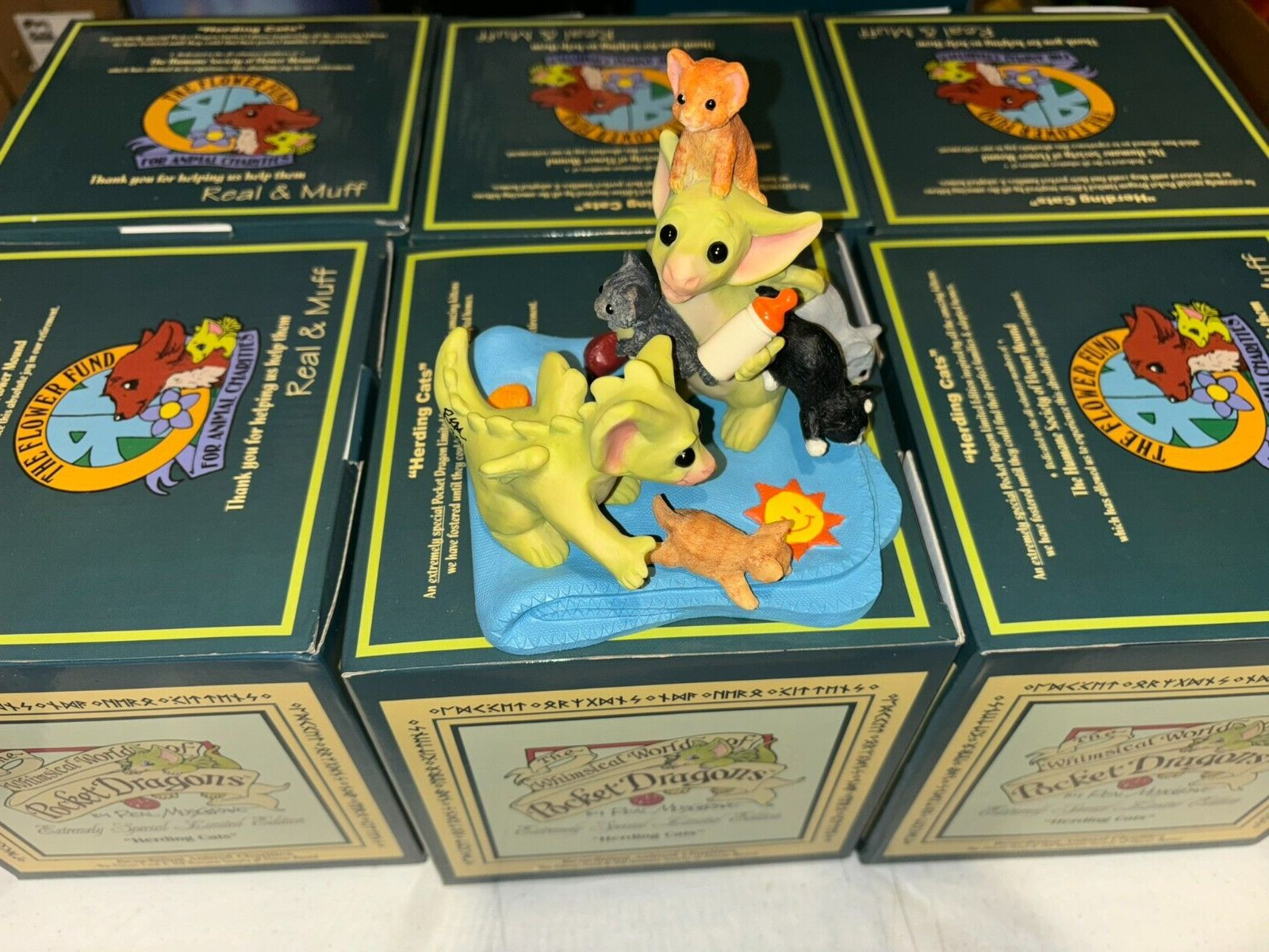 Pocket Dragons Herding Cats Real Musgrave LE1000 Brand New w Box COA Signed RARE
