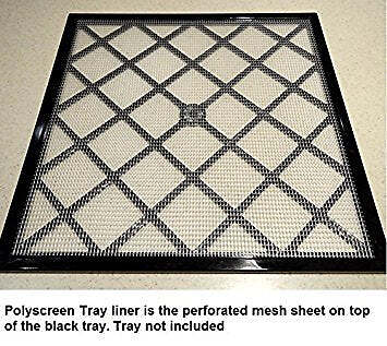 Excalibur 14" x 14" Polyscreen Mesh Tray Screen Inserts for 5 and 9 Tray
