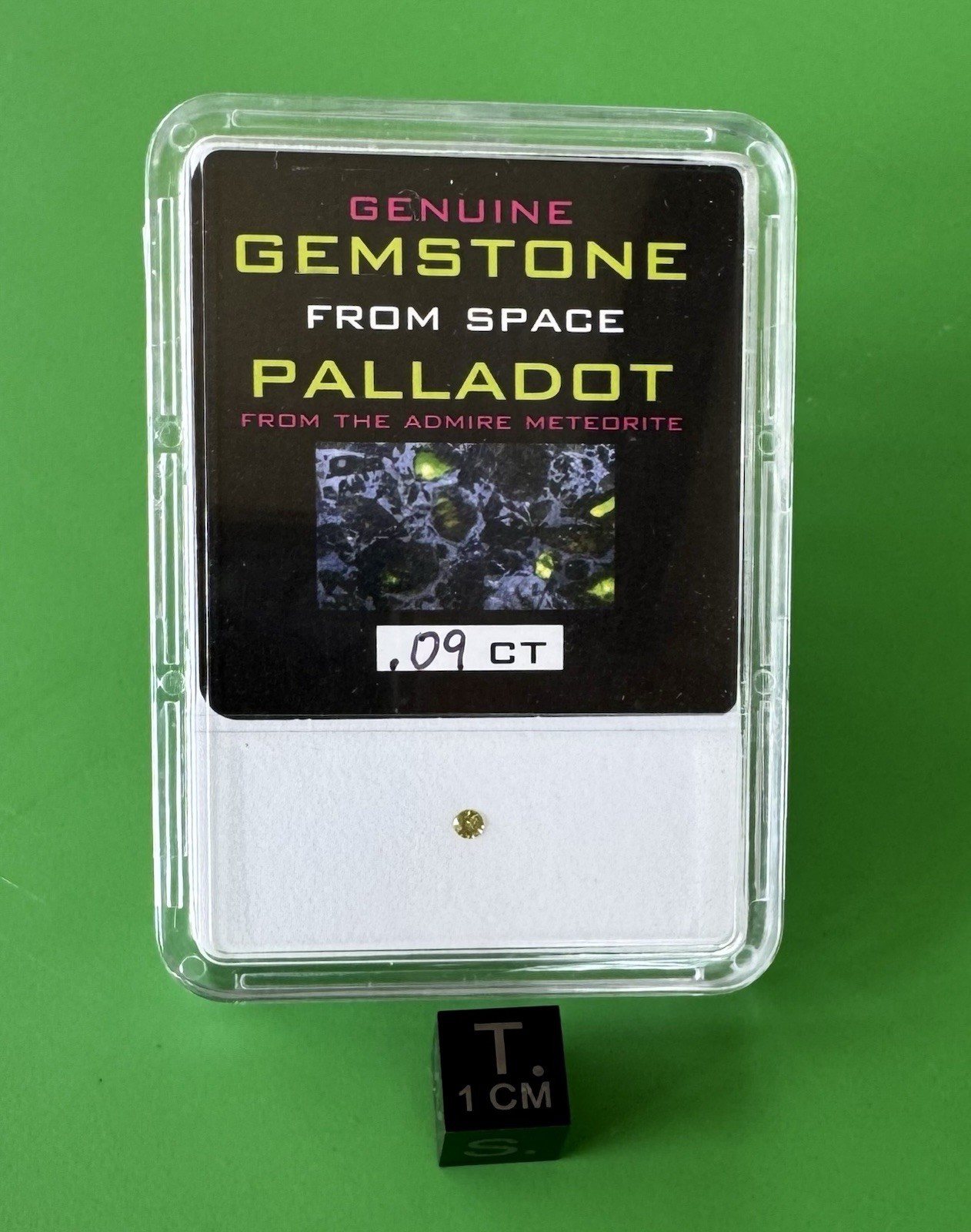 Palladot™ Pallasitic Peridot ~ .09ct Gemstone From Space by Meteorite Men Steve