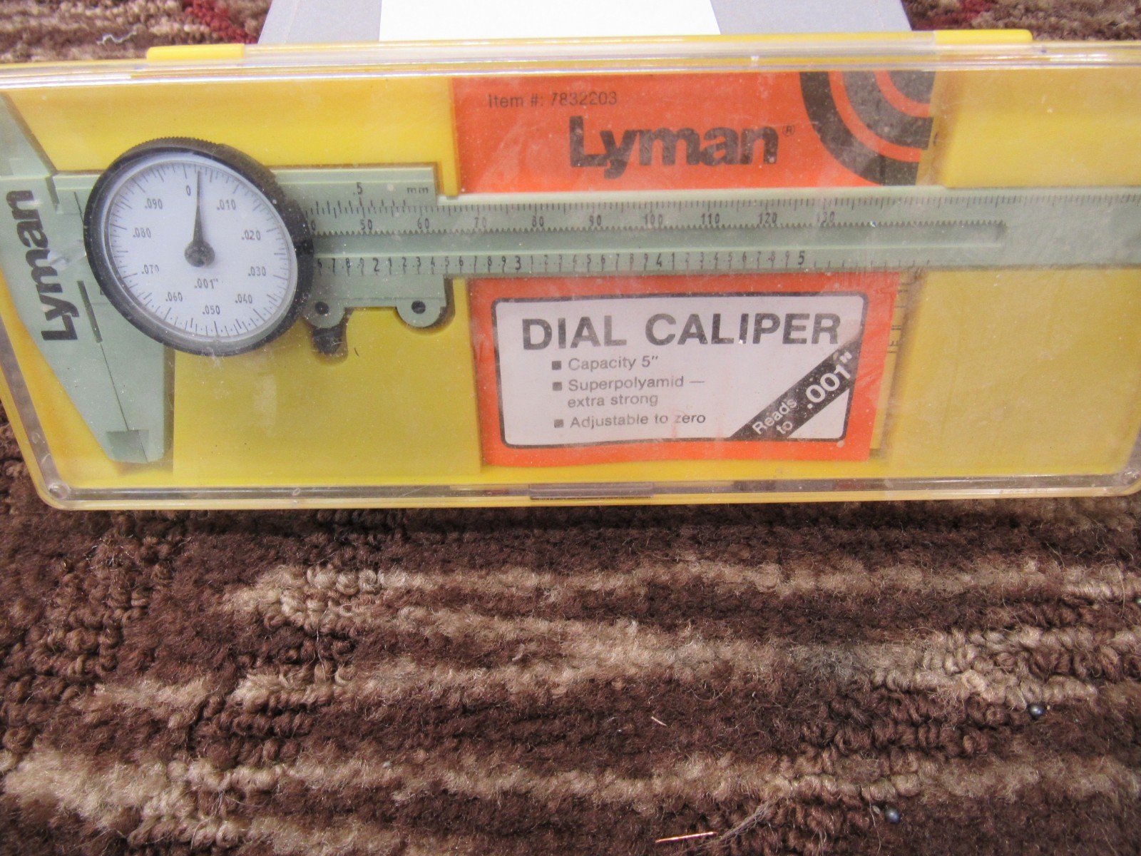 Lyman Dial Caliper With Case #7832203 Swiss Made