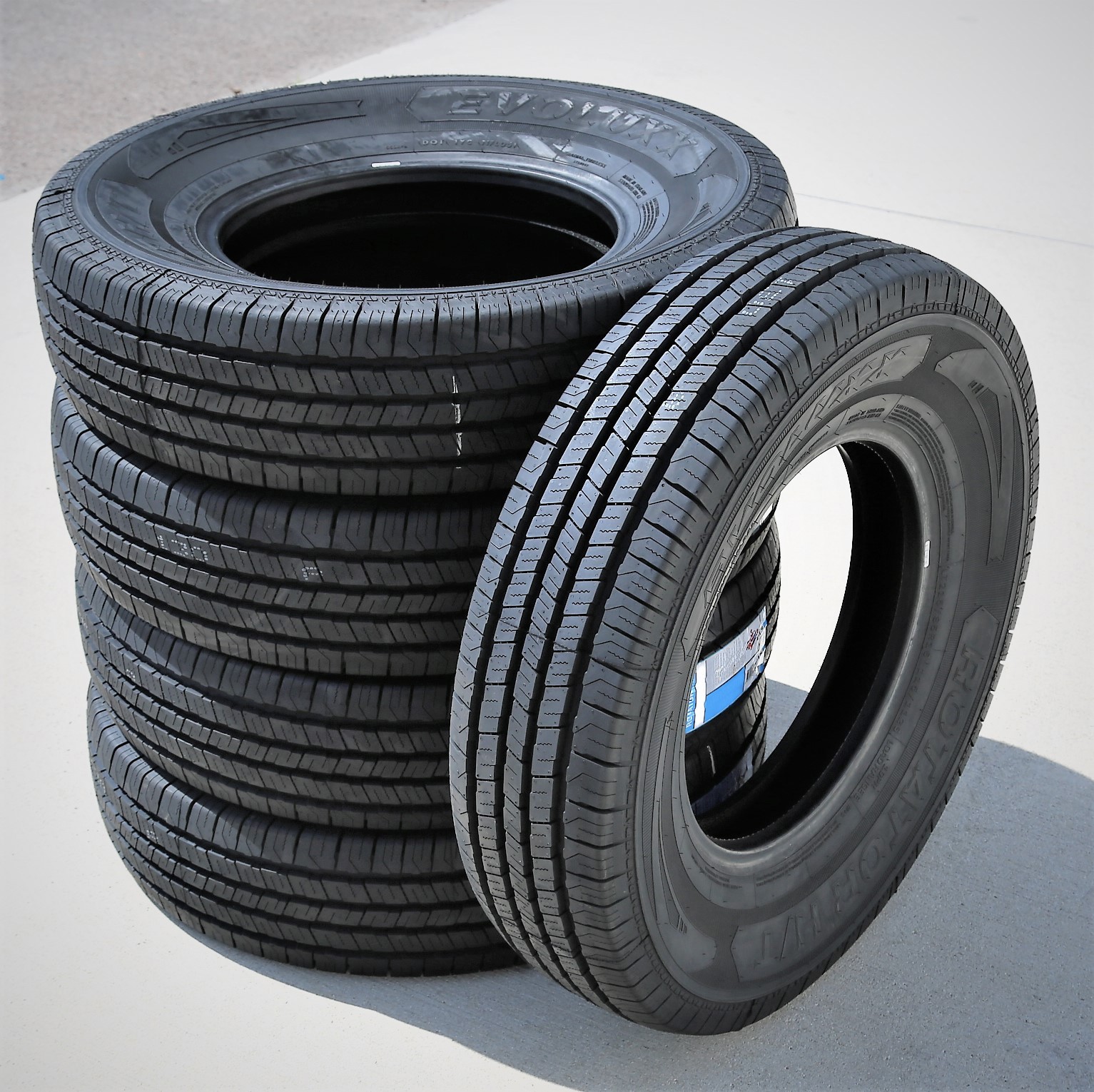 4 Tires Evoluxx Rotator H/T 235/65R16 Load E 10 Ply Van Commercial