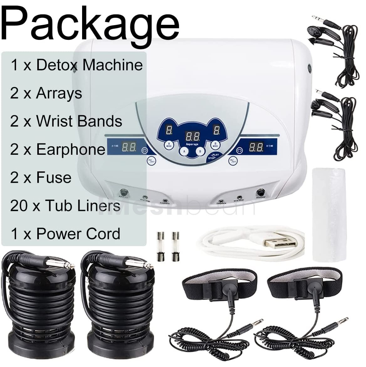 New Dual Ionic Foot Detox Machine Foot Bath Chi SPA Array Health Care US