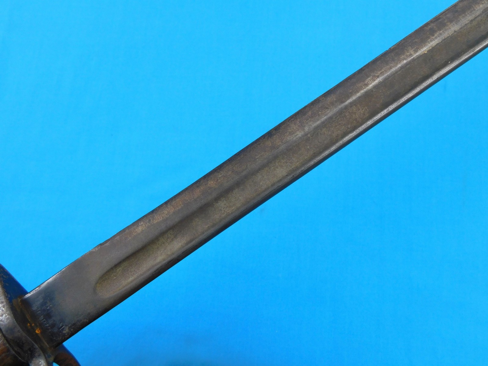 British English WW1 Model 1907 Antique Bayonet Fighting Knife w/ Scabbard