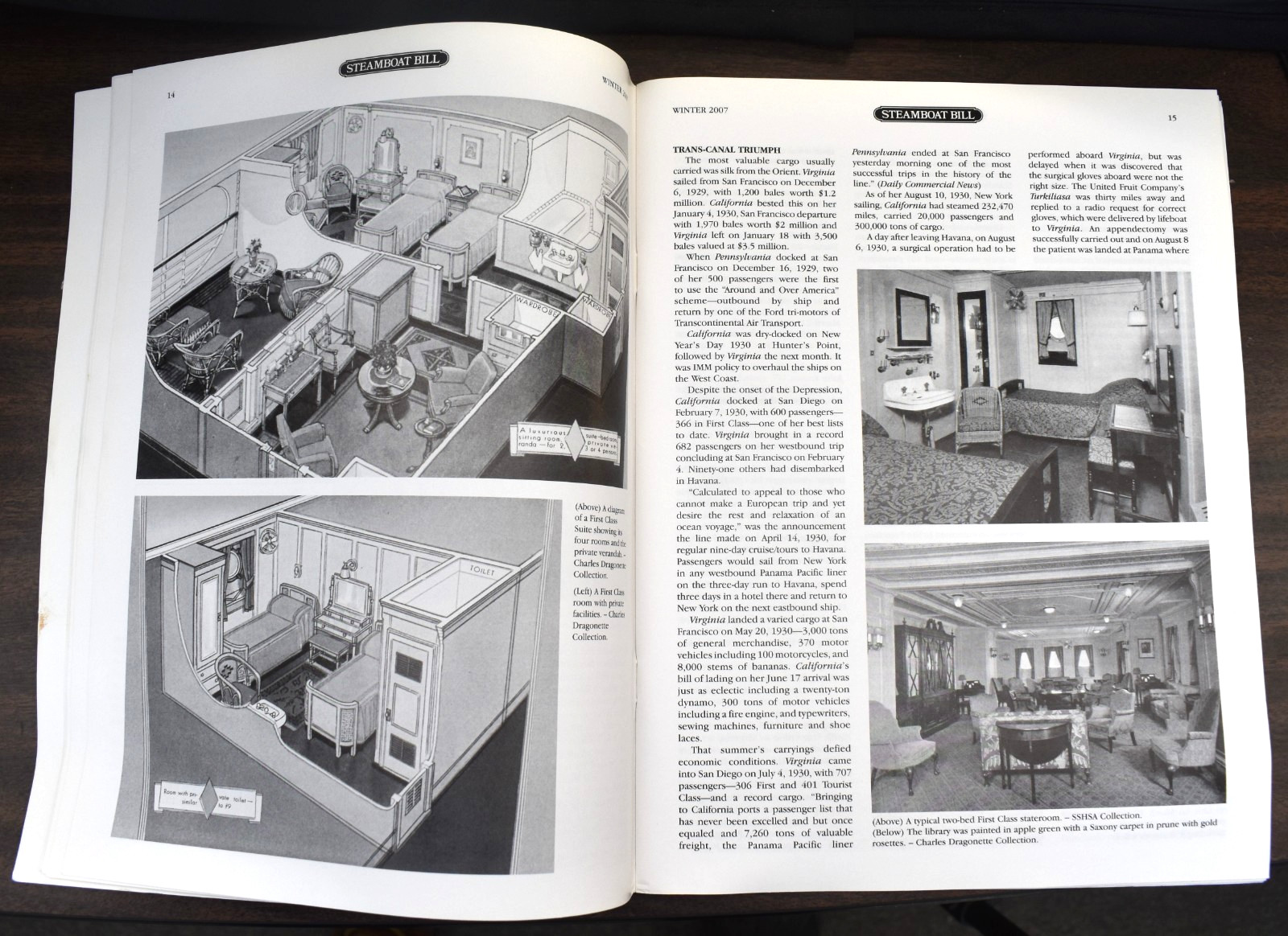 2007 Steamboat Bill Winter #264 Journal of The Historical Society of America