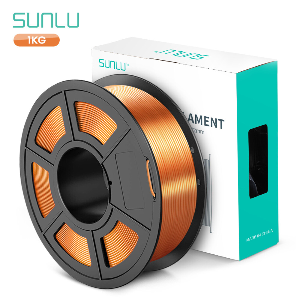 【BUY 6 GET 4 FREE,ADD 10】SUNLU 1.75MM SILK Shiny PLA+ Filament 1KG/2.2LBS Spool