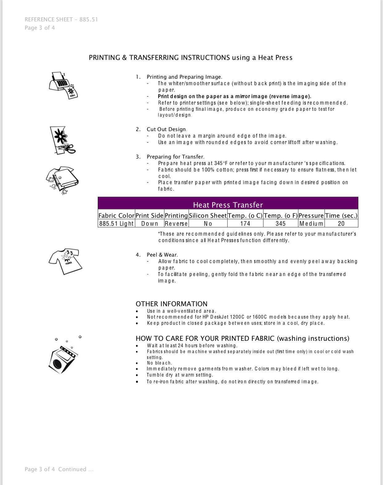 INKJET HEAT TRANSFER PAPER RED GRID 8.5" x 11" FOR LIGHT COLOR TSHIRTS 500Pk