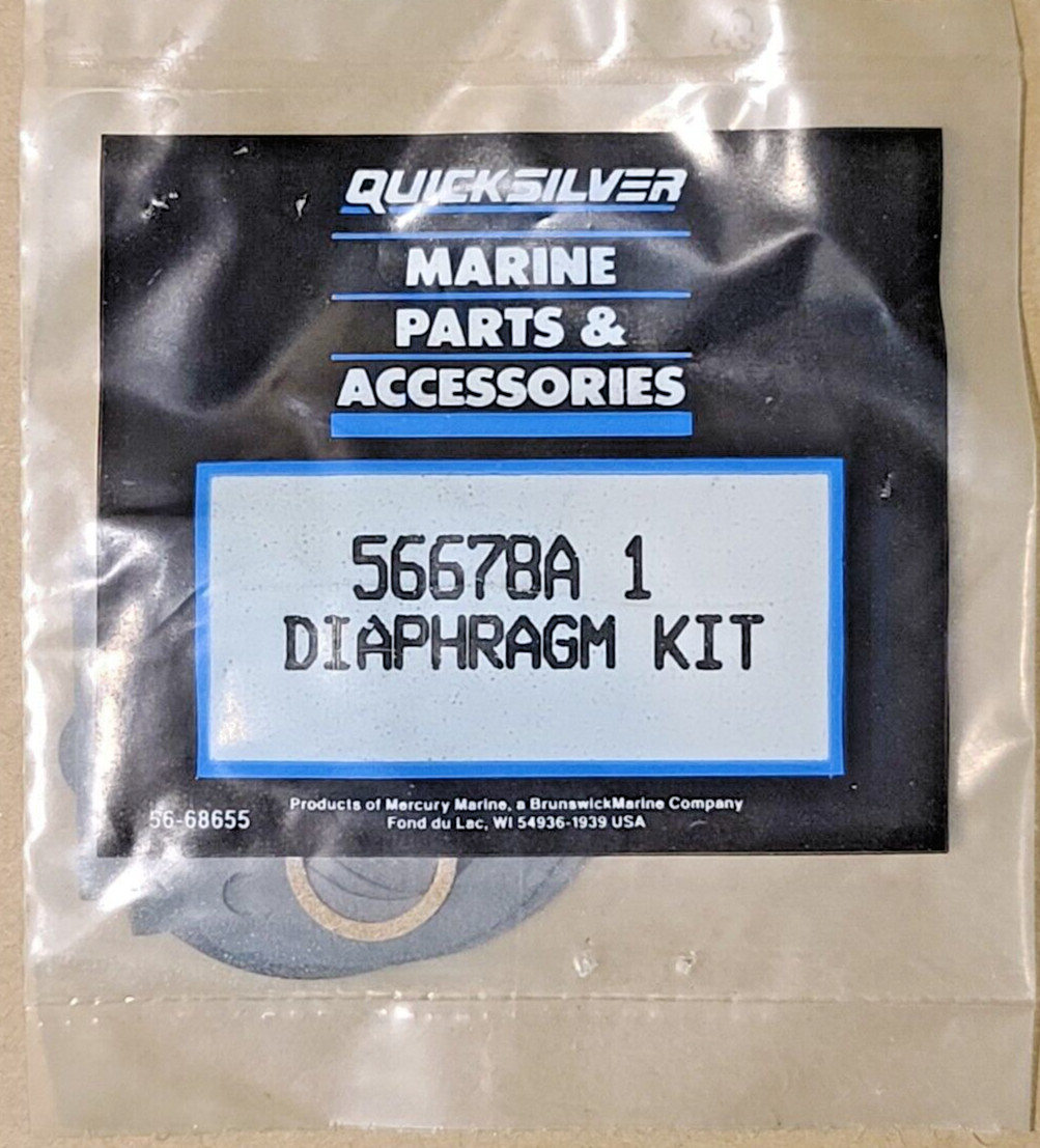 NEW OEM Mercury QuickSilver Diaphragm Kit # 56678A1