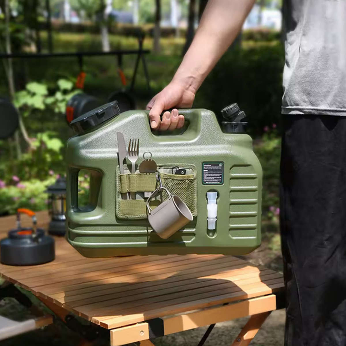 7 Gallon Water Jug,Camping Water Container, Portable Water Dispenser BPA Free US