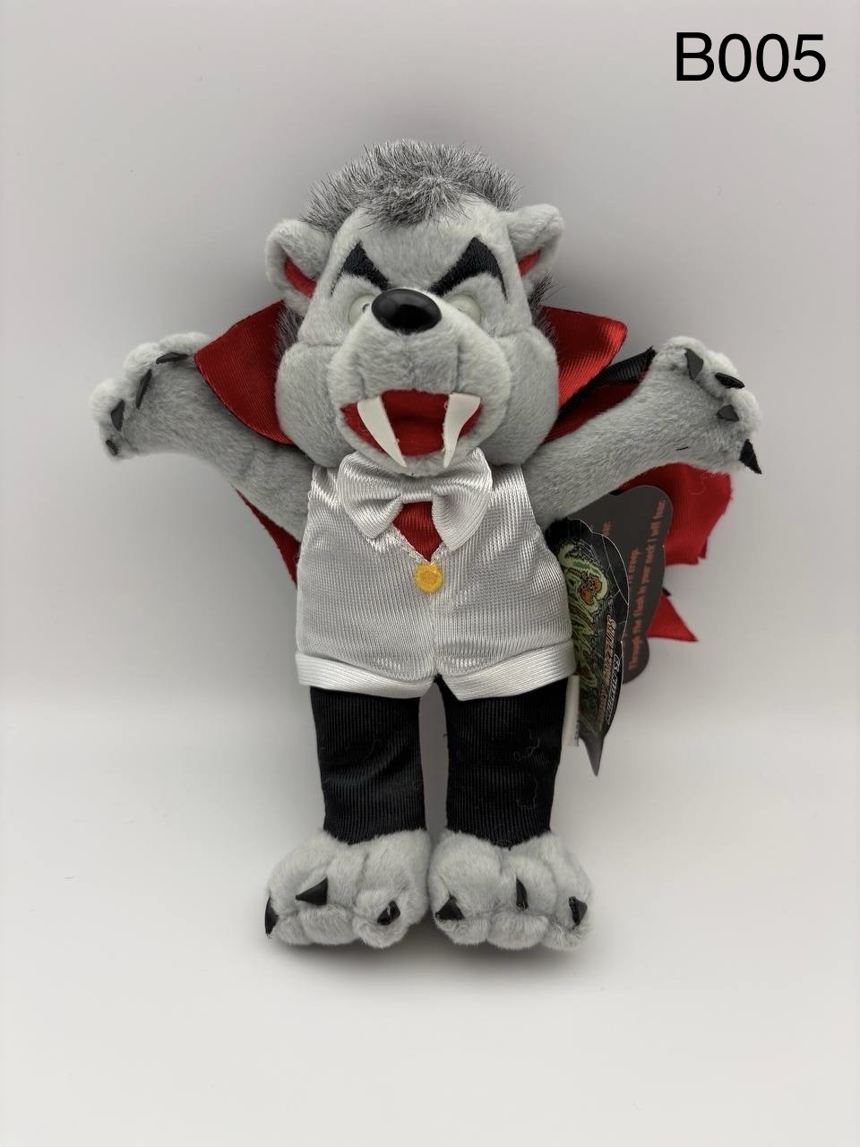 Meanies Grisly Grizzlies Count Dracubear NWT Vintage Plush Collectible